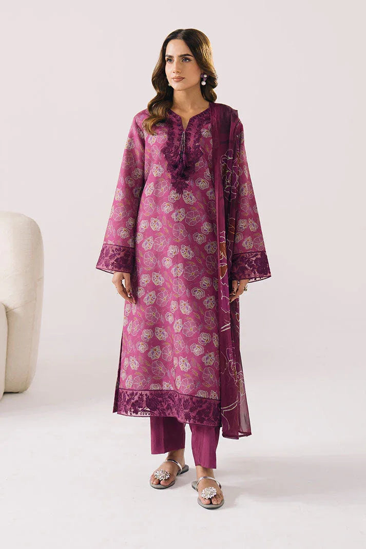 Imrozia Premium | Floral Atelier Lawn | IPL-25 Atelier Gardenia