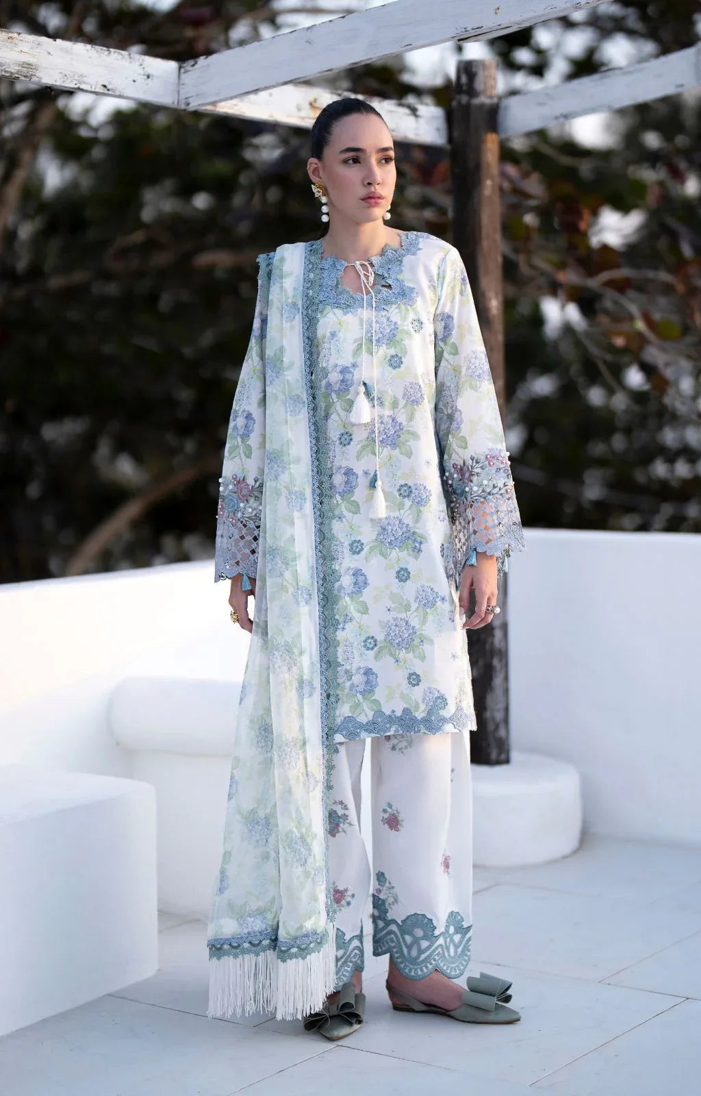 AJR Couture | Printakari Lawn 25 | Isle - Rang-e-Khaas