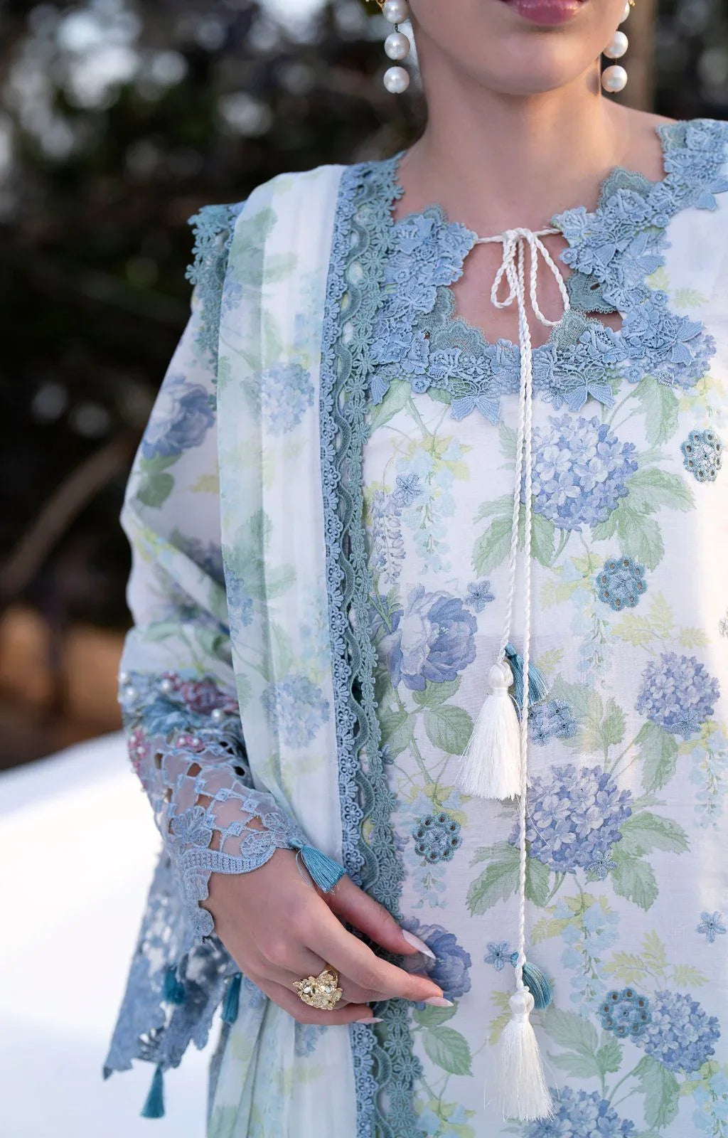 AJR Couture | Printakari Lawn 25 | Isle - Rang-e-Khaas