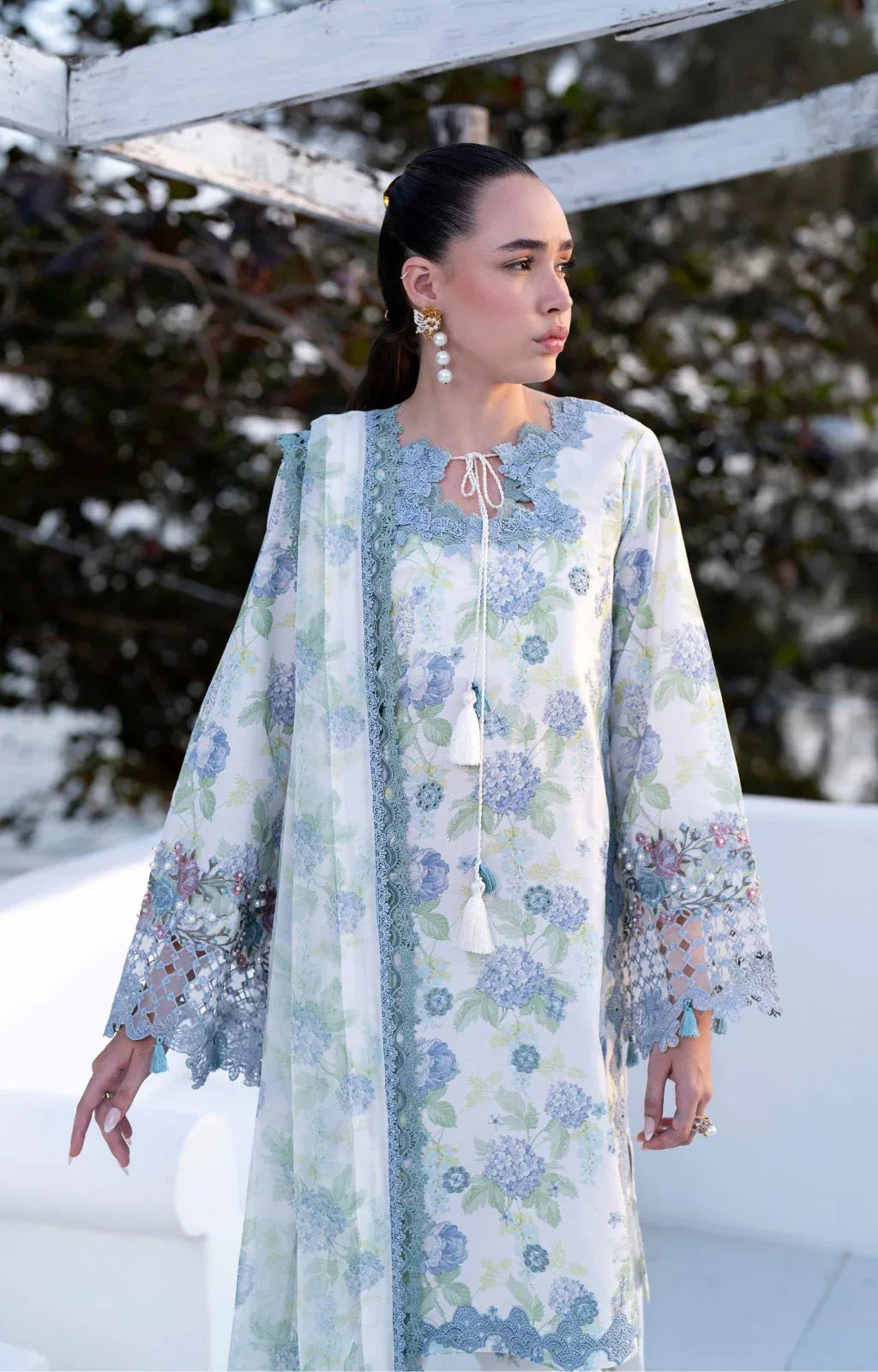 AJR Couture | Printakari Lawn 25 | Isle - Rang-e-Khaas