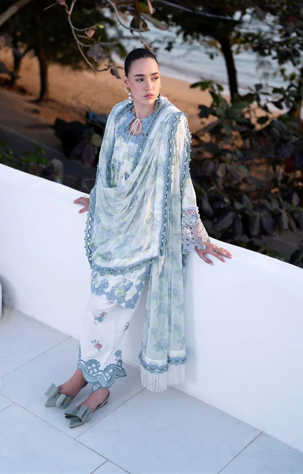 AJR Couture | Printakari Lawn 25 | Isle - Rang-e-Khaas