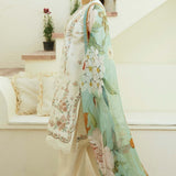 Zara Shahjahan | Coco Lawn Eid Edit 24 | IVORY-D10