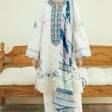 Zara Shahjahan | Coco Lawn Eid Edit 24 | IVORY-D4