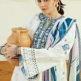 Zara Shahjahan | Coco Lawn Eid Edit 24 | IVORY-D4