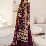 IZNIK Chinon Vol-02 Embroidered Chiffon 3Pc Suit CC-42 - Rang-e-Khaas