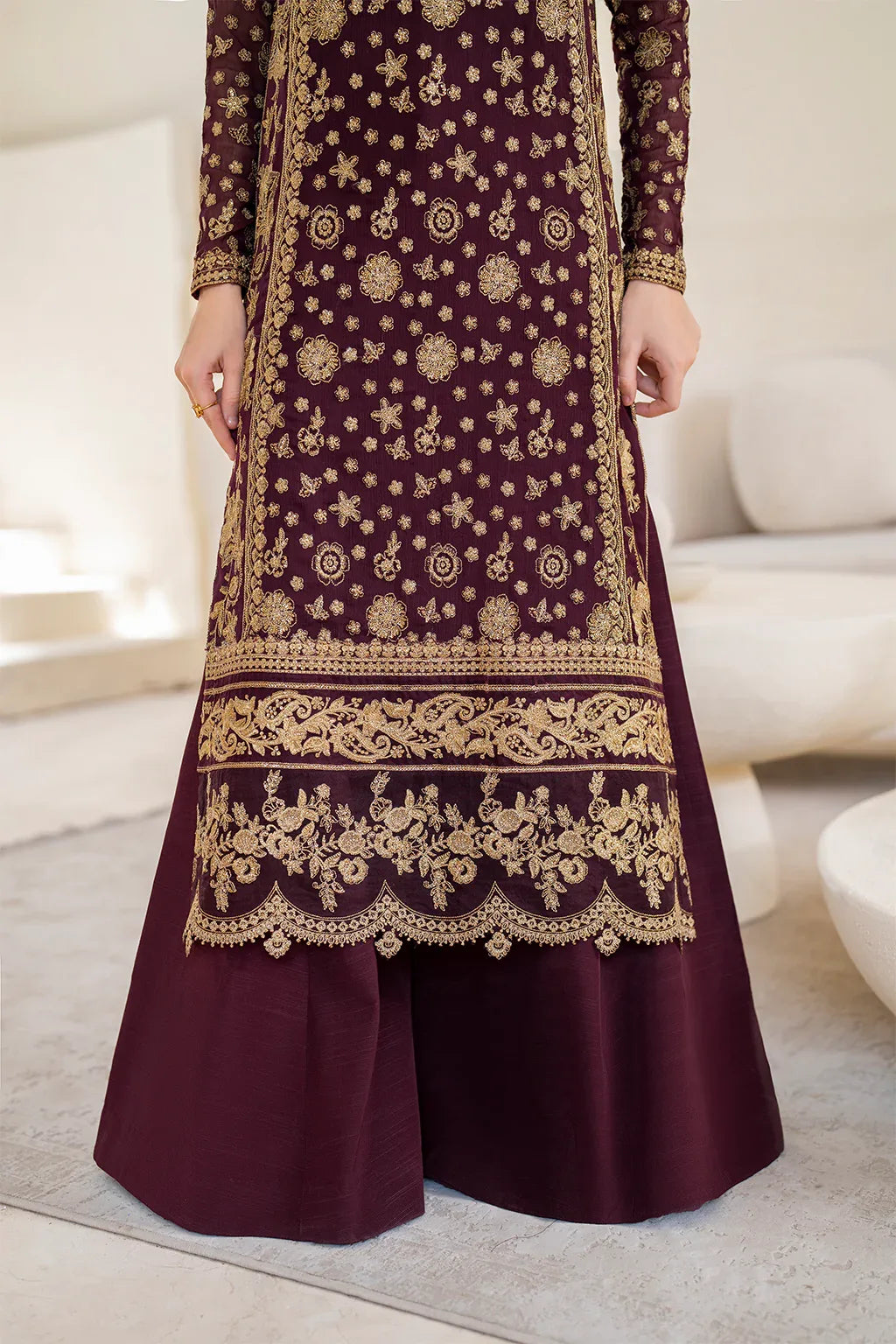 IZNIK Chinon Vol-02 Embroidered Chiffon 3Pc Suit CC-42 - Rang-e-Khaas