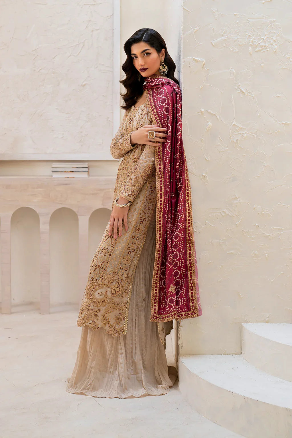 IZNIK Chinon Vol-02 Embroidered Chiffon 3Pc Suit CC-44 - Rang-e-Khaas