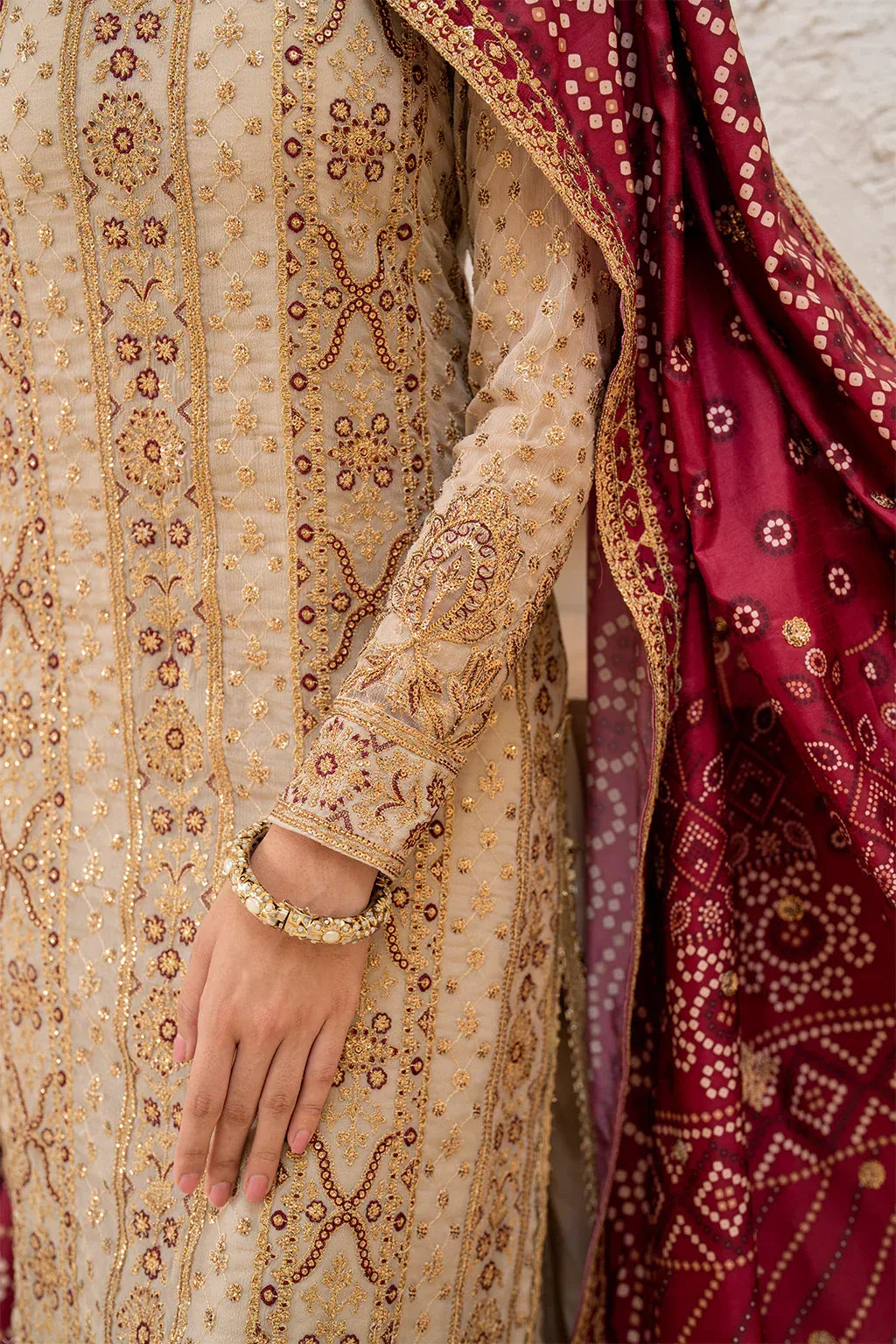 IZNIK Chinon Vol-02 Embroidered Chiffon 3Pc Suit CC-44 - Rang-e-Khaas