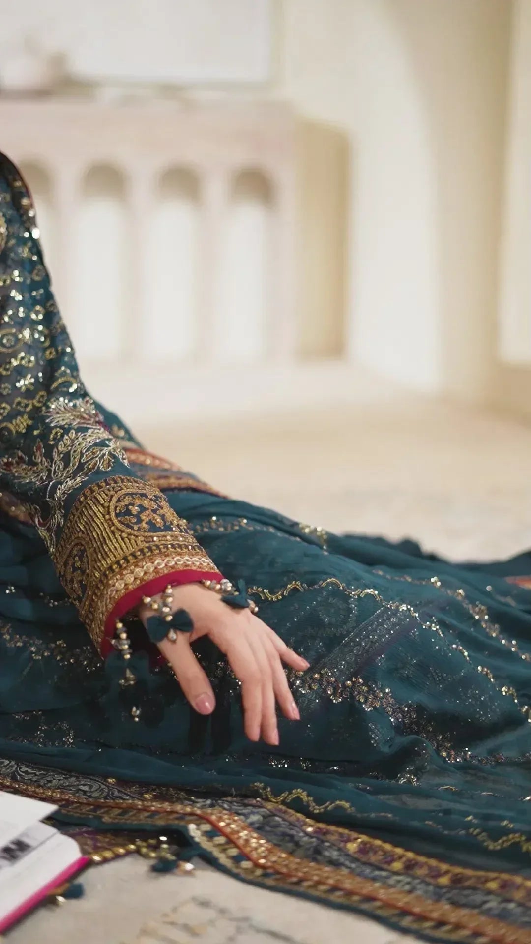 IZNIK Chinon Vol-02 Embroidered Chiffon 3Pc Suit CC-46 - Rang-e-Khaas