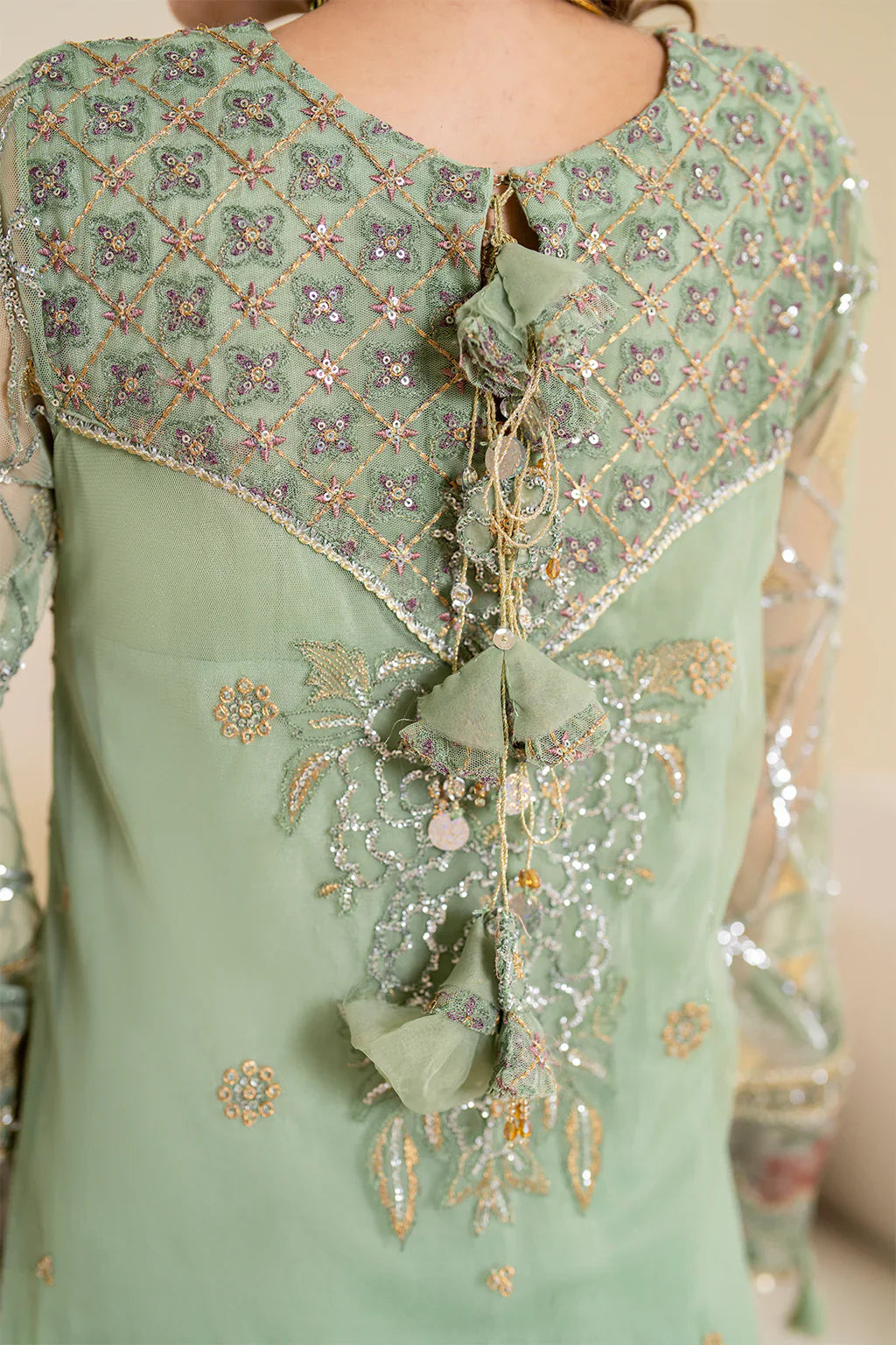 IZNIK Chinon Vol-02 Embroidered Net 3Pc Suit CC-41 - Rang-e-Khaas