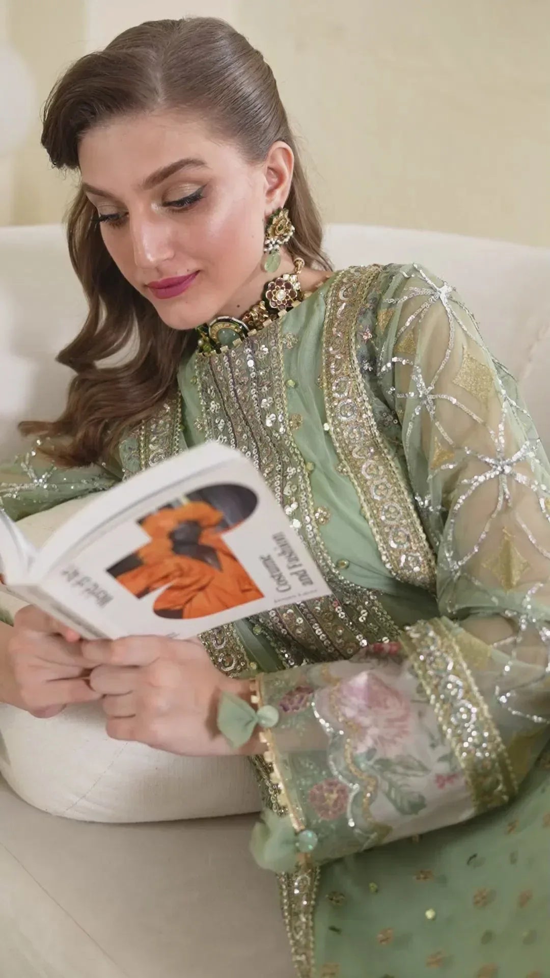 IZNIK Chinon Vol-02 Embroidered Net 3Pc Suit CC-41 - Rang-e-Khaas