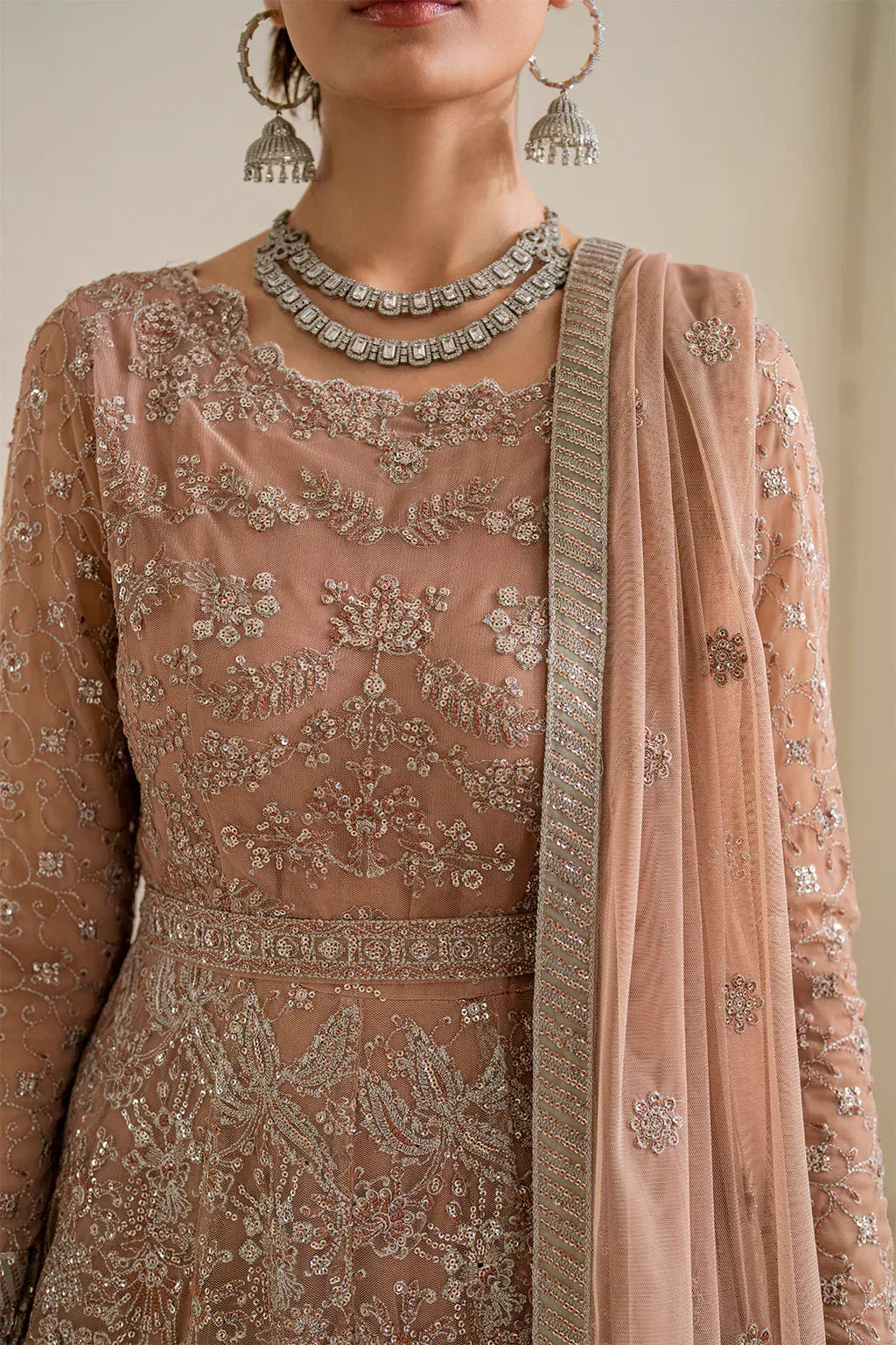 IZNIK Chinon Vol-02 Embroidered Net 3Pc Suit CC-43 - Rang-e-Khaas