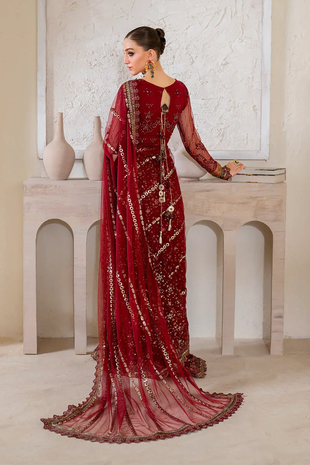 IZNIK Chinon Vol-02 Embroidered Net 3Pc Suit CC-49 - Rang-e-Khaas