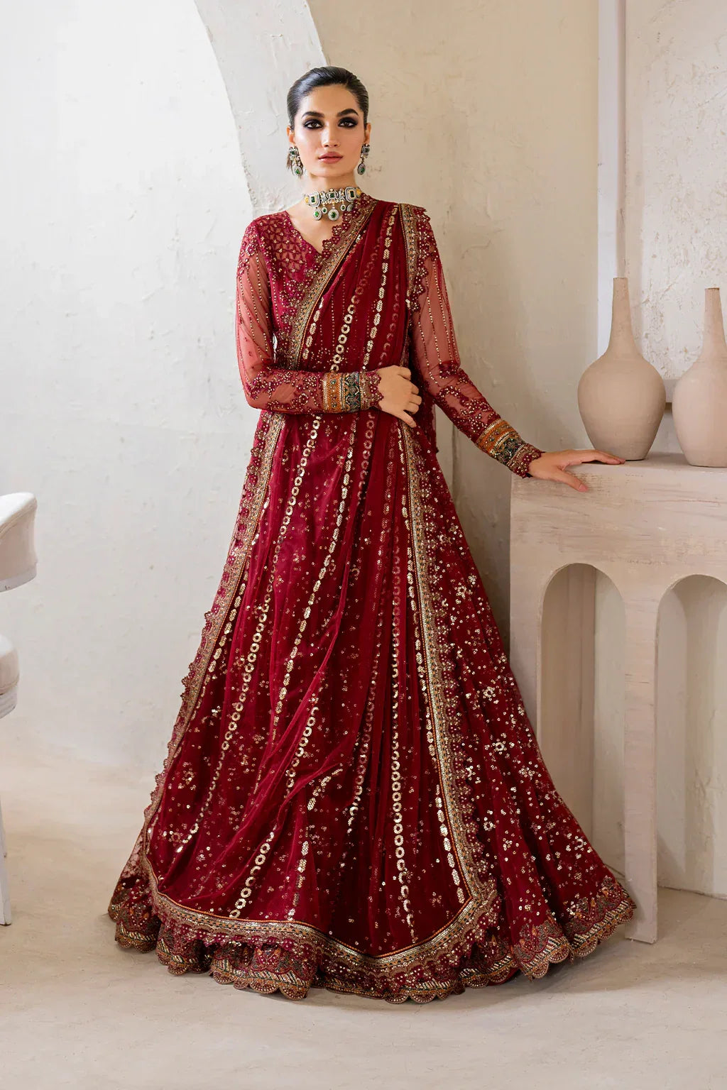 IZNIK Chinon Vol-02 Embroidered Net 3Pc Suit CC-49 - Rang-e-Khaas