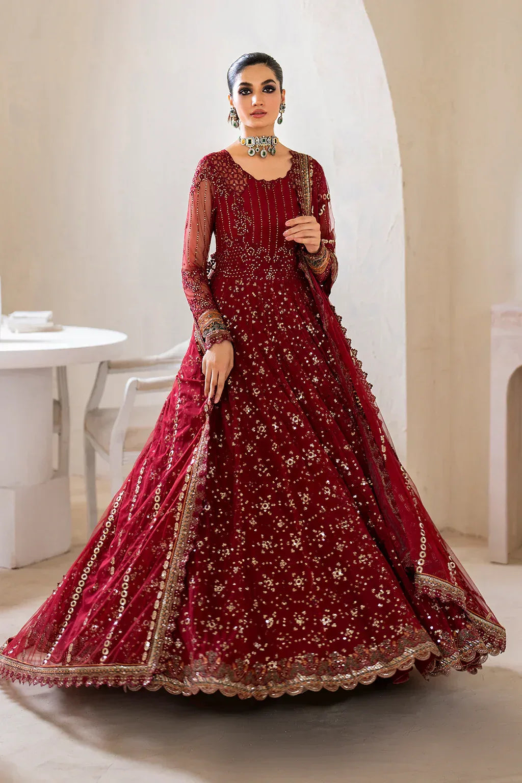 IZNIK Chinon Vol-02 Embroidered Net 3Pc Suit CC-49 - Rang-e-Khaas