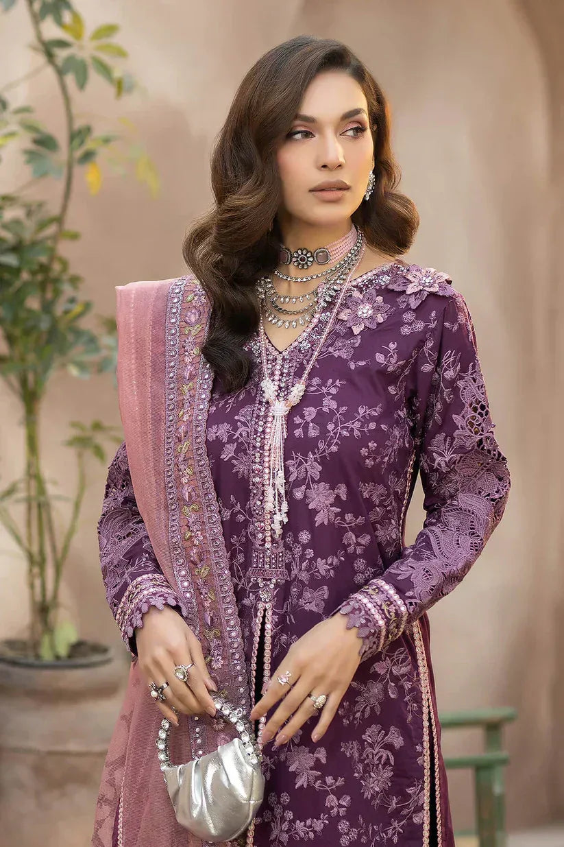 Imrozia Premium | Gulposh Luxury Lawn 24 | S.L 43 Amayrah - Rang-e-Khaas