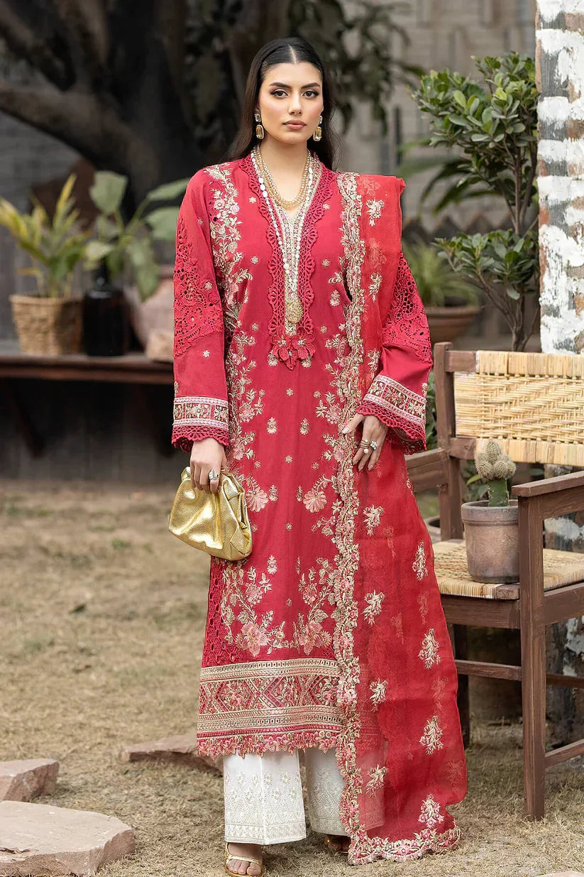 Imrozia Premium | Gulposh Luxury Lawn 24 | S.L 46 Amal - Rang-e-Khaas