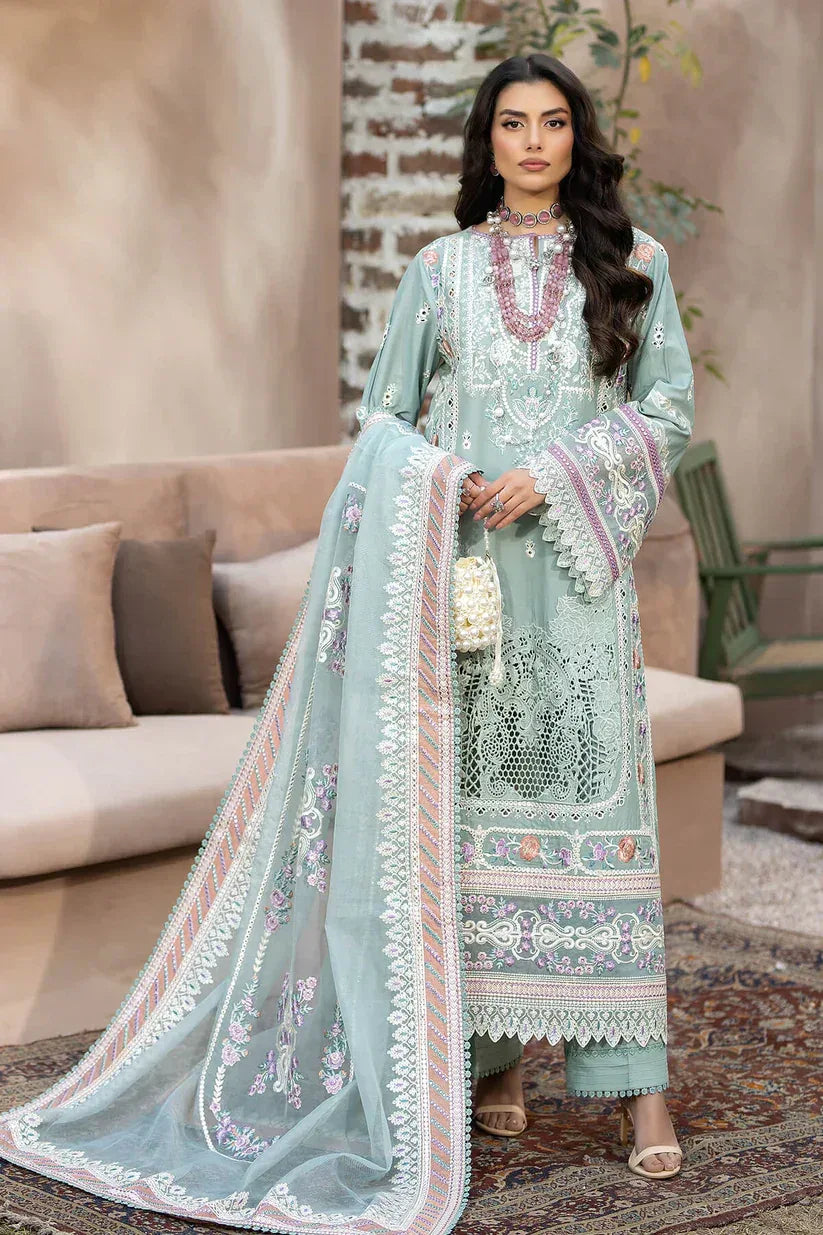 Imrozia Premium | Gulposh Luxury Lawn 24 | S.L 49 Mirha - Rang-e-Khaas