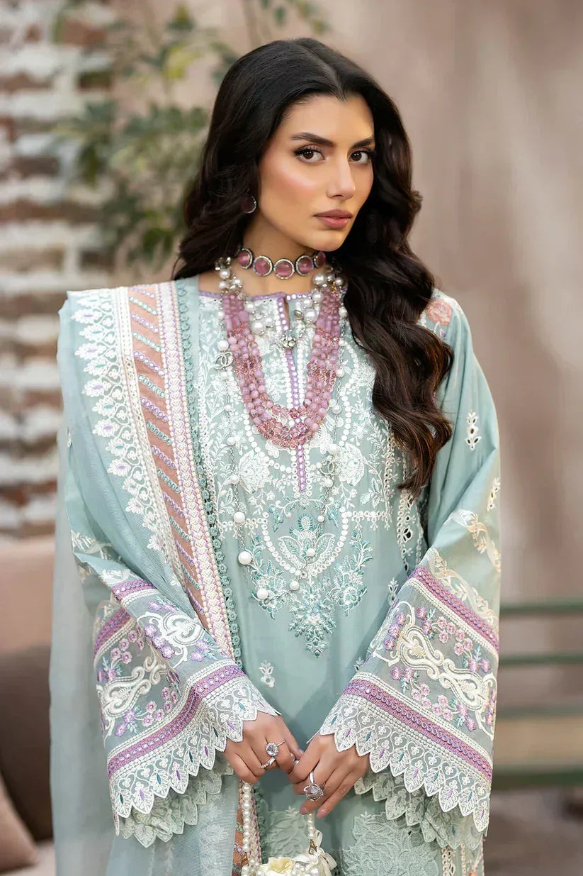 Imrozia Premium | Gulposh Luxury Lawn 24 | S.L 49 Mirha - Rang-e-Khaas