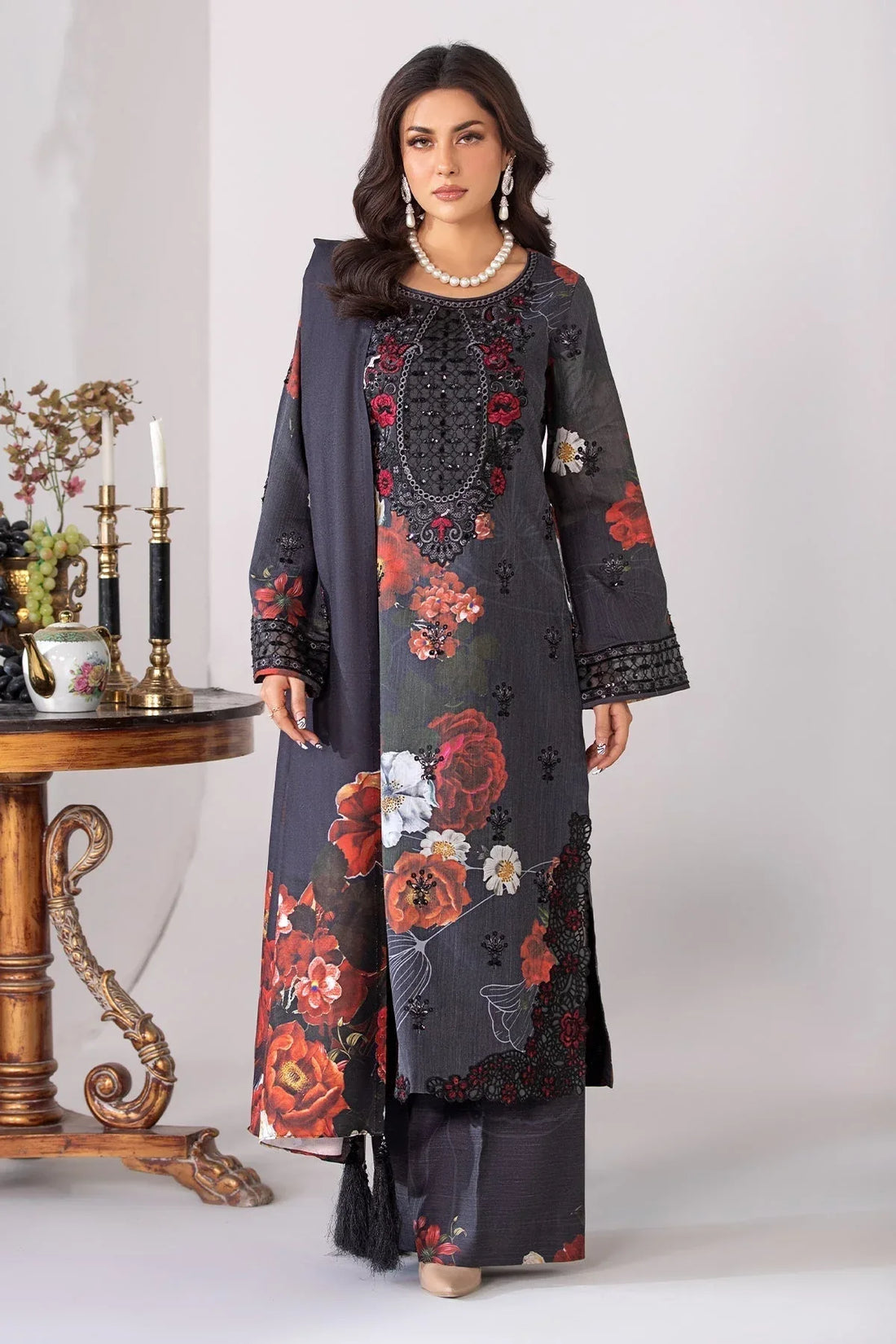 Imrozia Premium | Masakali Winter Pret | I.P-84 Kajal - Rang-e-Khaas