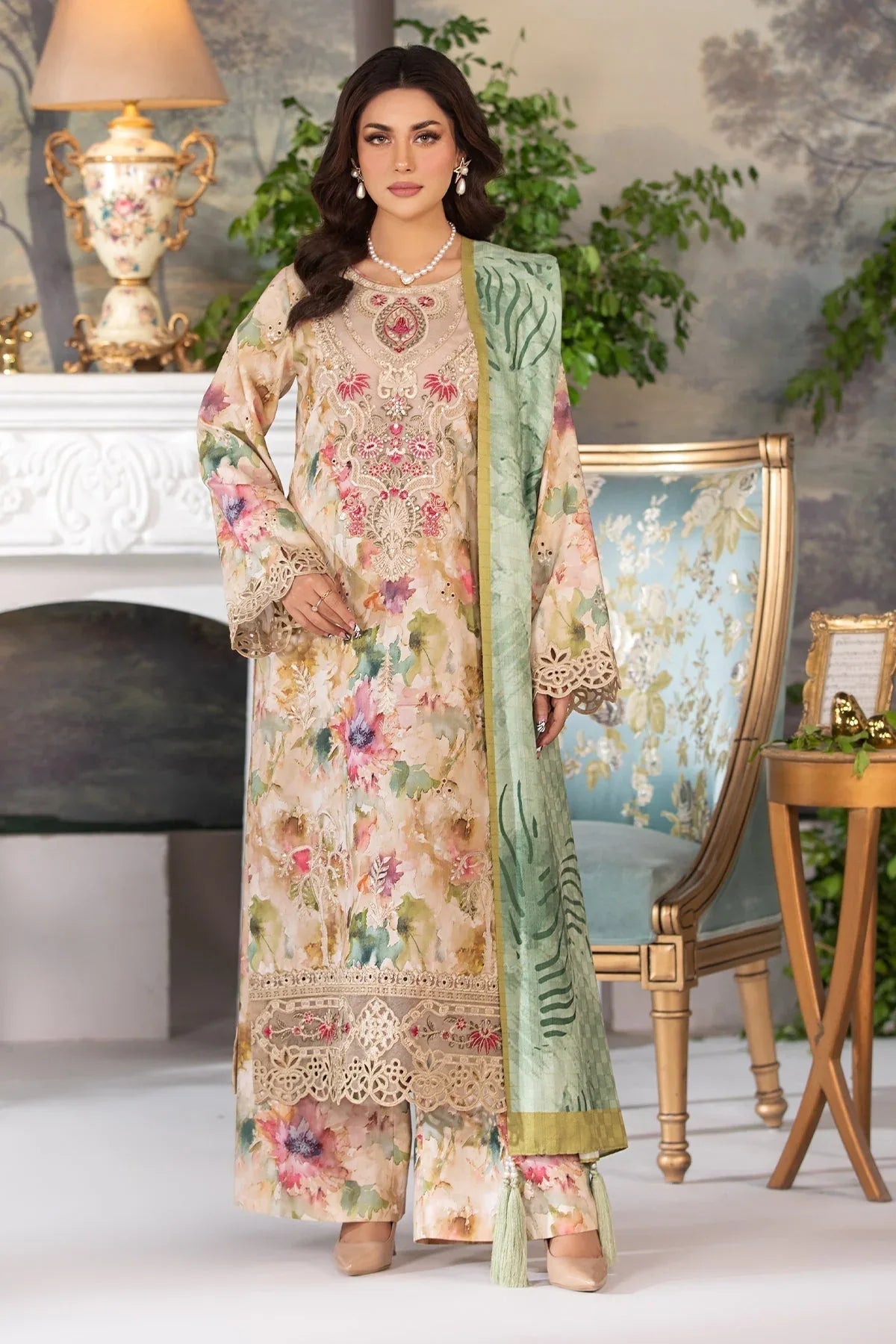 Imrozia Premium | Masakali Winter Pret | I.P-85 Resham - Rang-e-Khaas
