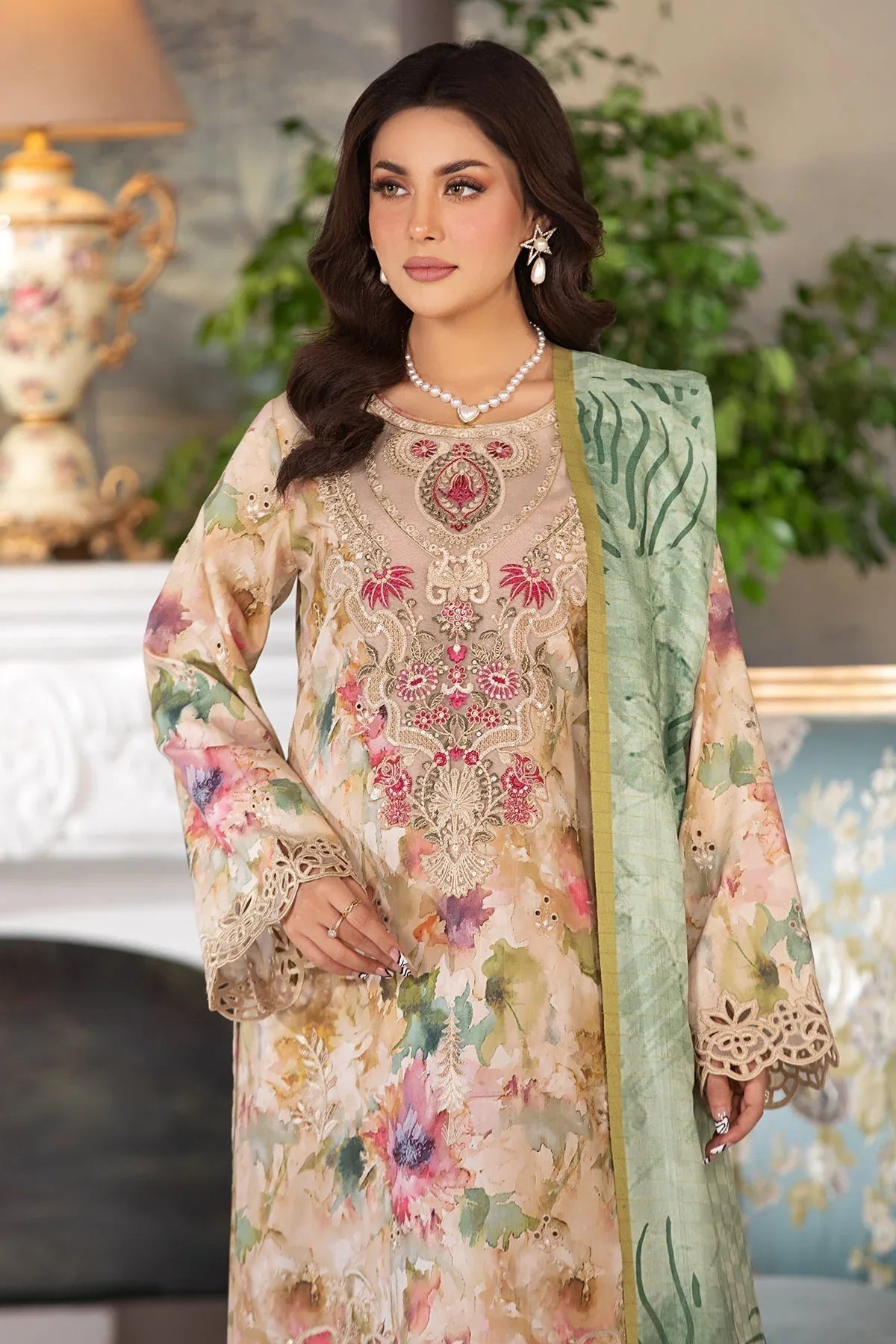 Imrozia Premium | Masakali Winter Pret | I.P-85 Resham - Rang-e-Khaas