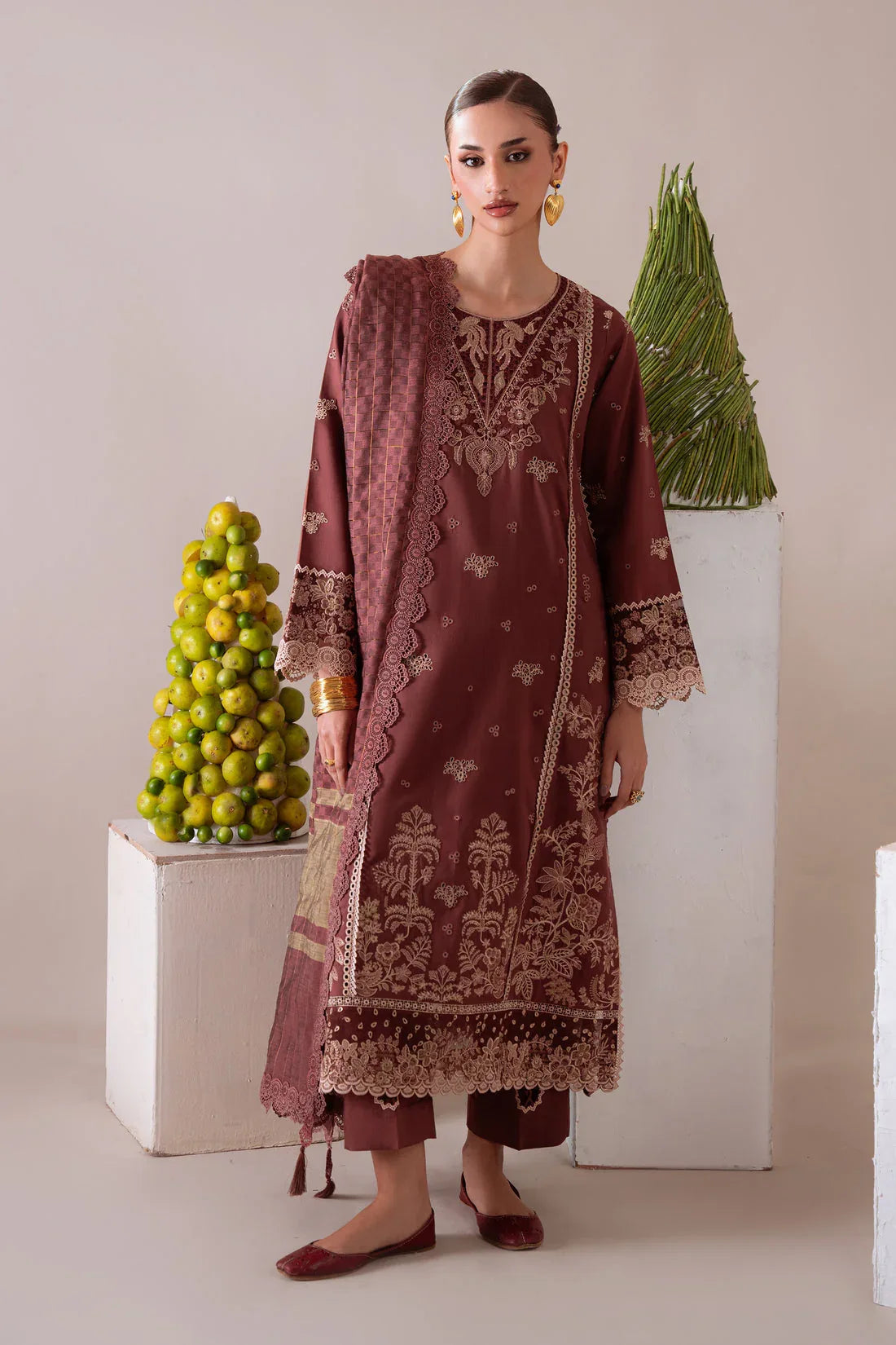 Aabyaan | Miraal Signature Embroidered Viscose 25 | INARA (AV-04) - Rang-e-Khaas