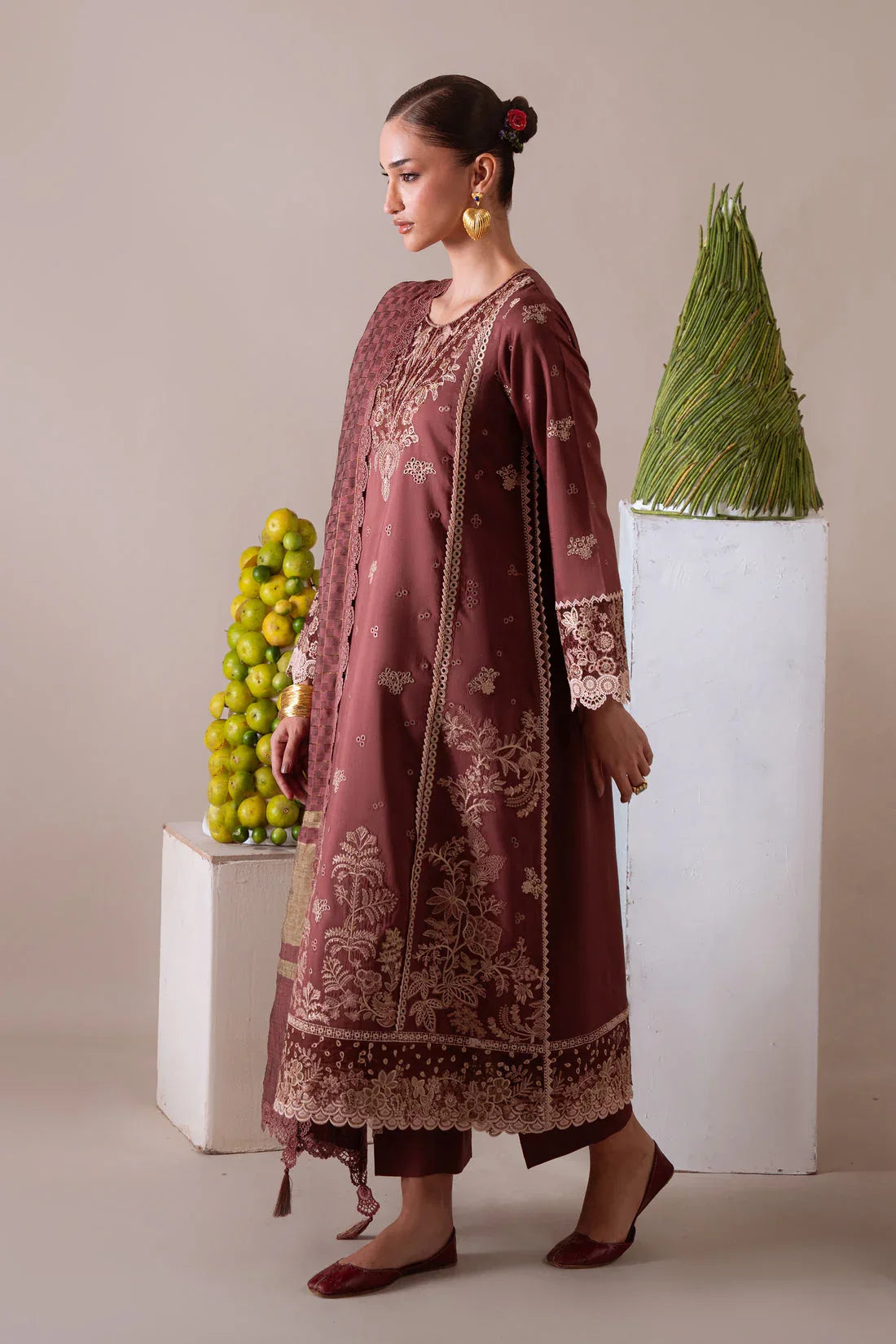Aabyaan | Miraal Signature Embroidered Viscose 25 | INARA (AV-04) - Rang-e-Khaas