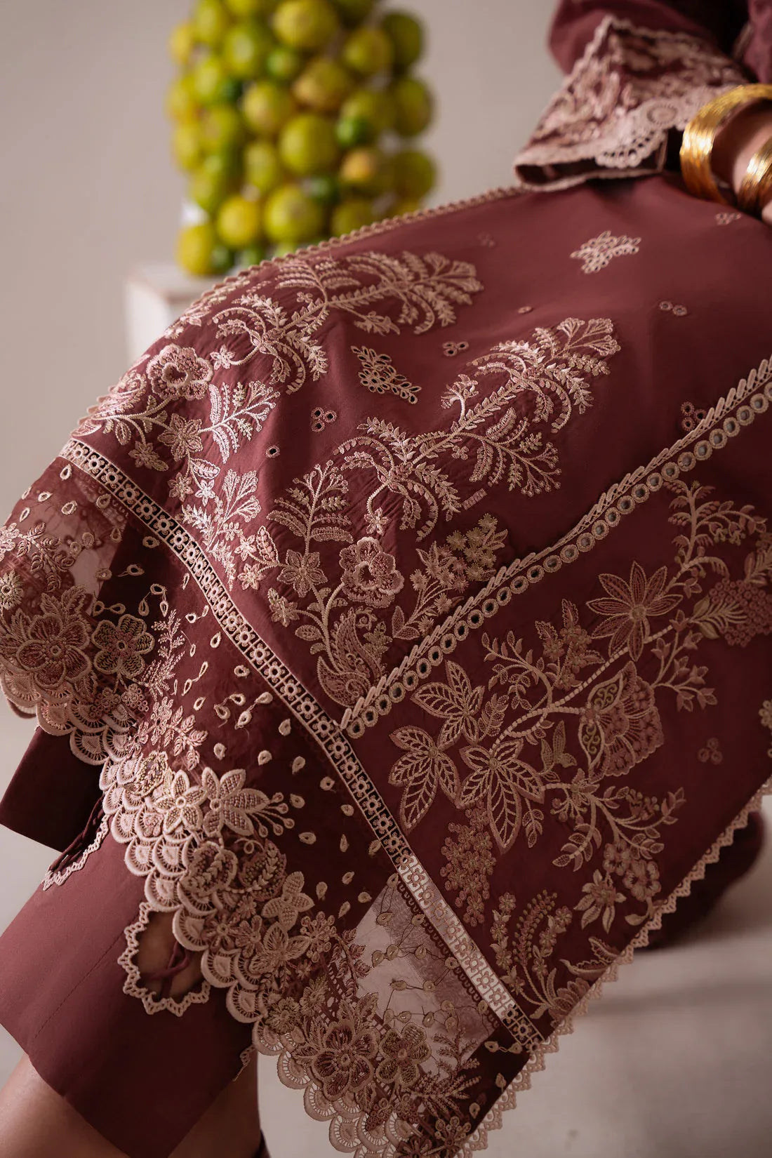 Aabyaan | Miraal Signature Embroidered Viscose 25 | INARA (AV-04) - Rang-e-Khaas