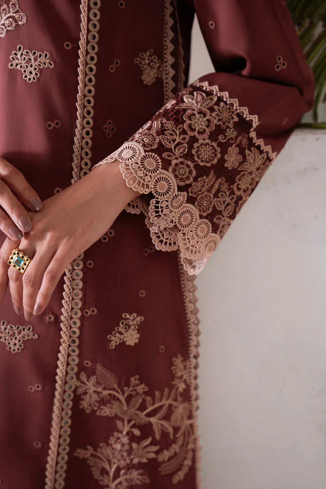 Aabyaan | Miraal Signature Embroidered Viscose 25 | INARA (AV-04) - Rang-e-Khaas