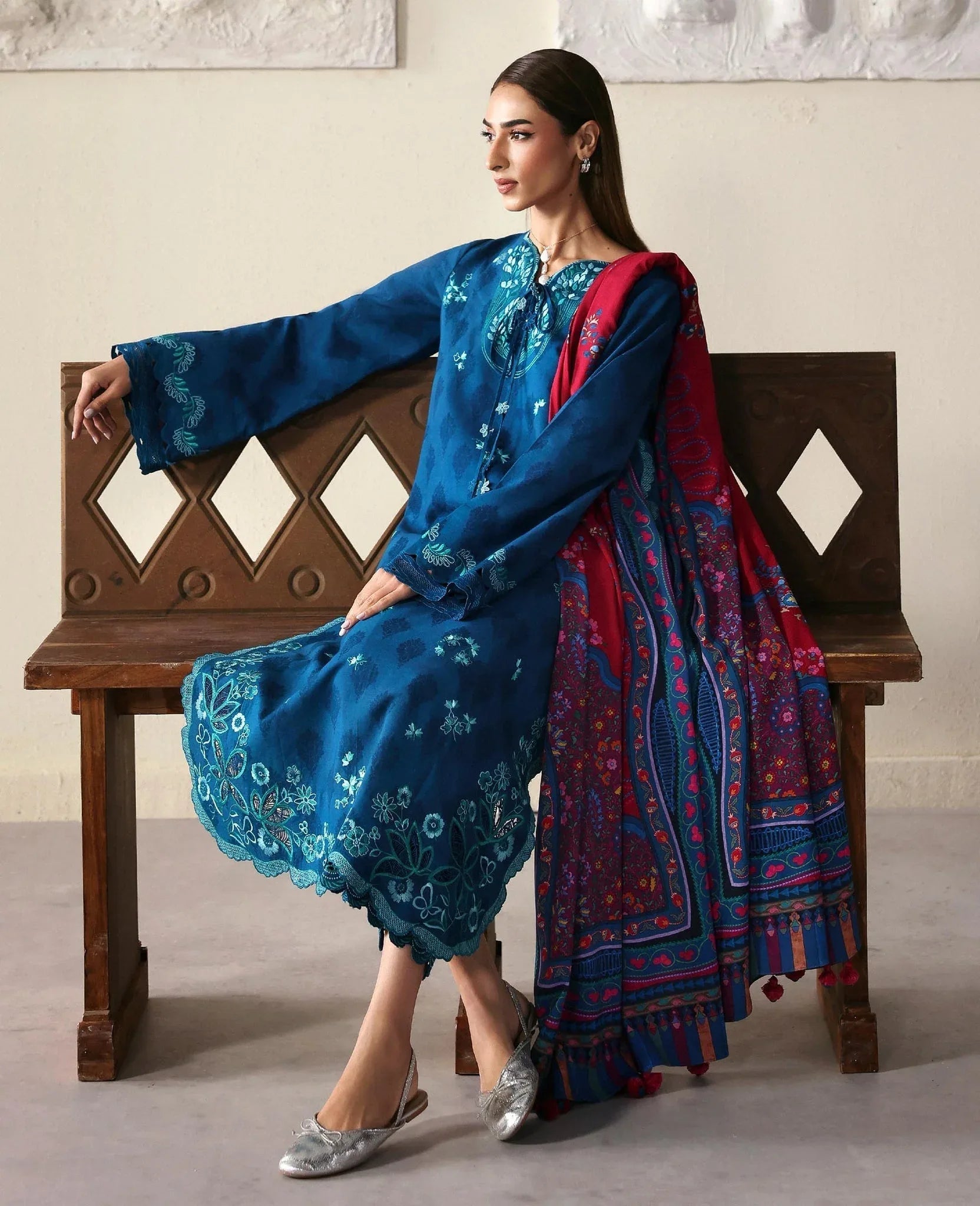 Republic Womenswear | Basics Winter 25 | Isaline - Rang-e-Khaas