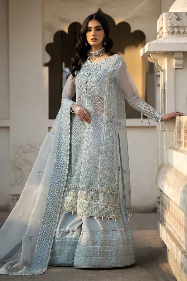 Ittehad | Dilruba Wedding Formals | ESDR75-SUT-BLU - Rang-e-Khaas