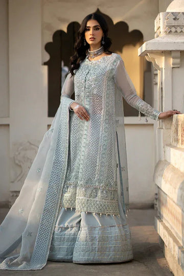 Ittehad | Dilruba Wedding Formals | ESDR75-SUT-BLU - Rang-e-Khaas