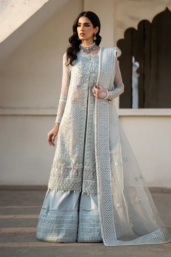 Ittehad | Dilruba Wedding Formals | ESDR75-SUT-BLU - Rang-e-Khaas