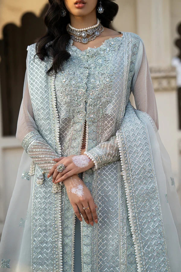Ittehad | Dilruba Wedding Formals | ESDR75-SUT-BLU - Rang-e-Khaas