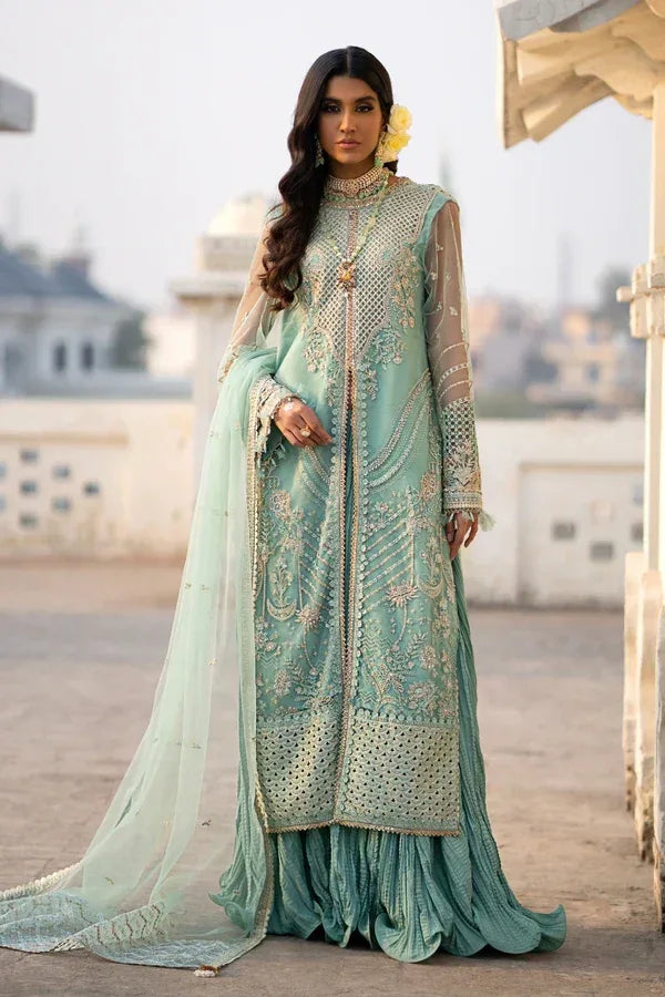 Ittehad | Dilruba Wedding Formals | ESDR76-SUT-GRN - Rang-e-Khaas