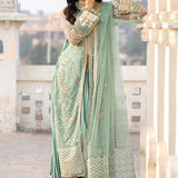 Ittehad | Dilruba Wedding Formals | ESDR76-SUT-GRN - Rang-e-Khaas