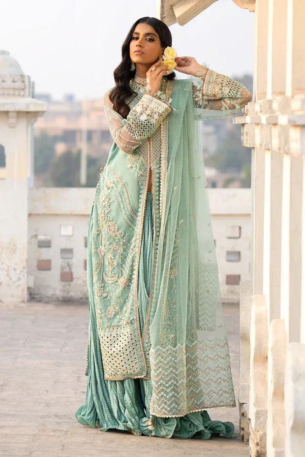 Ittehad | Dilruba Wedding Formals | ESDR76-SUT-GRN - Rang-e-Khaas