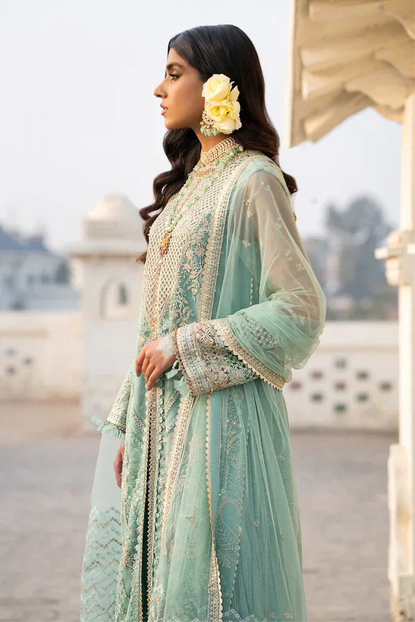 Ittehad | Dilruba Wedding Formals | ESDR76-SUT-GRN - Rang-e-Khaas