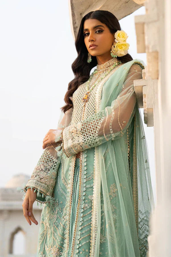 Ittehad | Dilruba Wedding Formals | ESDR76-SUT-GRN - Rang-e-Khaas