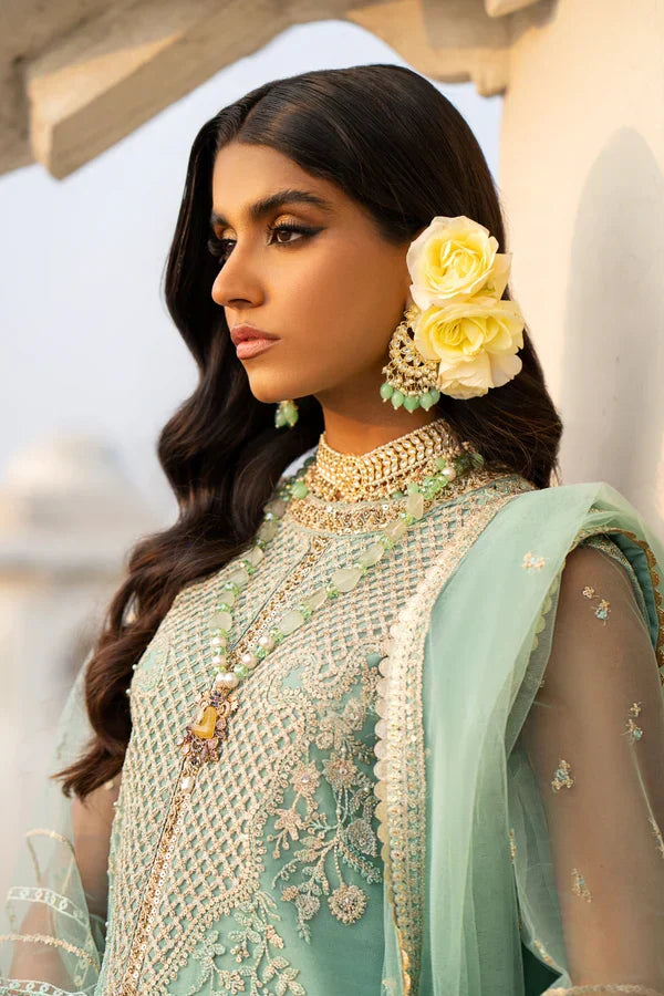 Ittehad | Dilruba Wedding Formals | ESDR76-SUT-GRN - Rang-e-Khaas