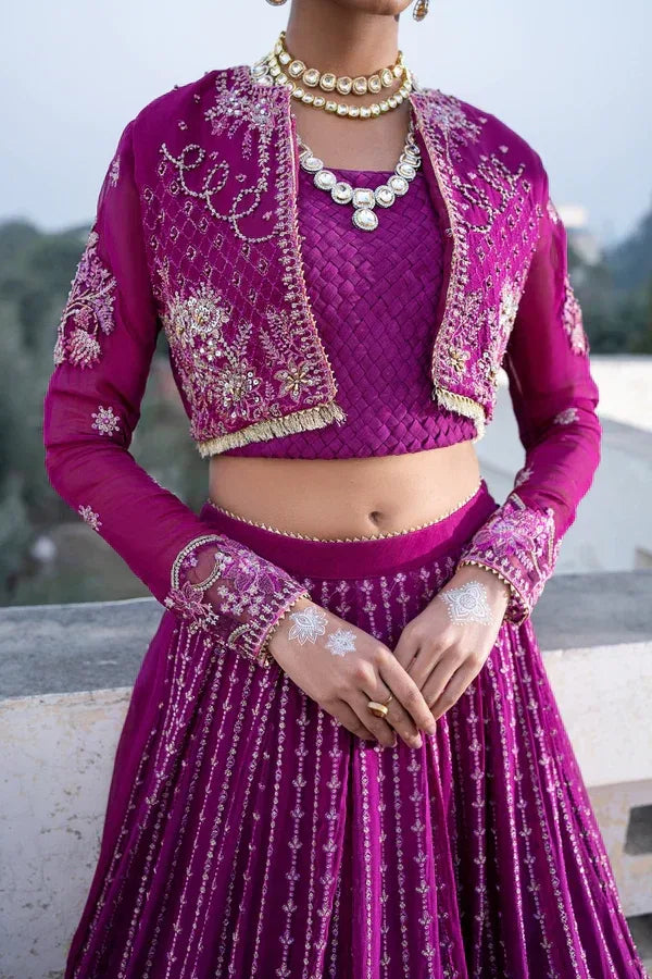 Ittehad | Dilruba Wedding Formals | ESDR77-SUT-PUP - Rang-e-Khaas