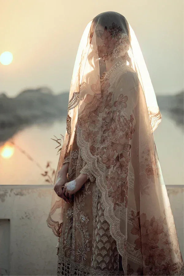 Ittehad | Dilruba Wedding Formals | ESDR78-SUT-BGE - Rang-e-Khaas