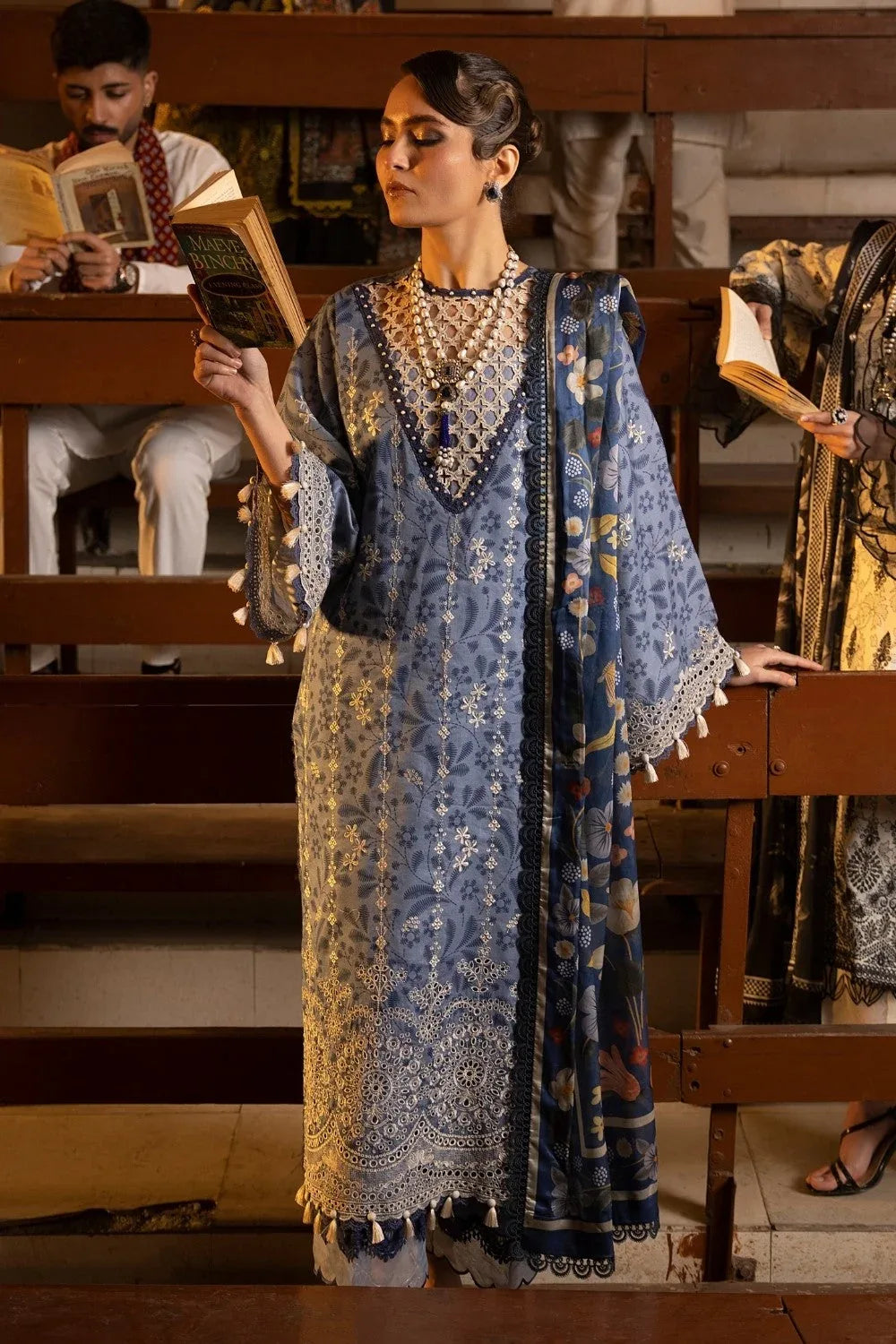 Ittehad | Embroidered Lawn | I-15 - Rang-e-Khaas
