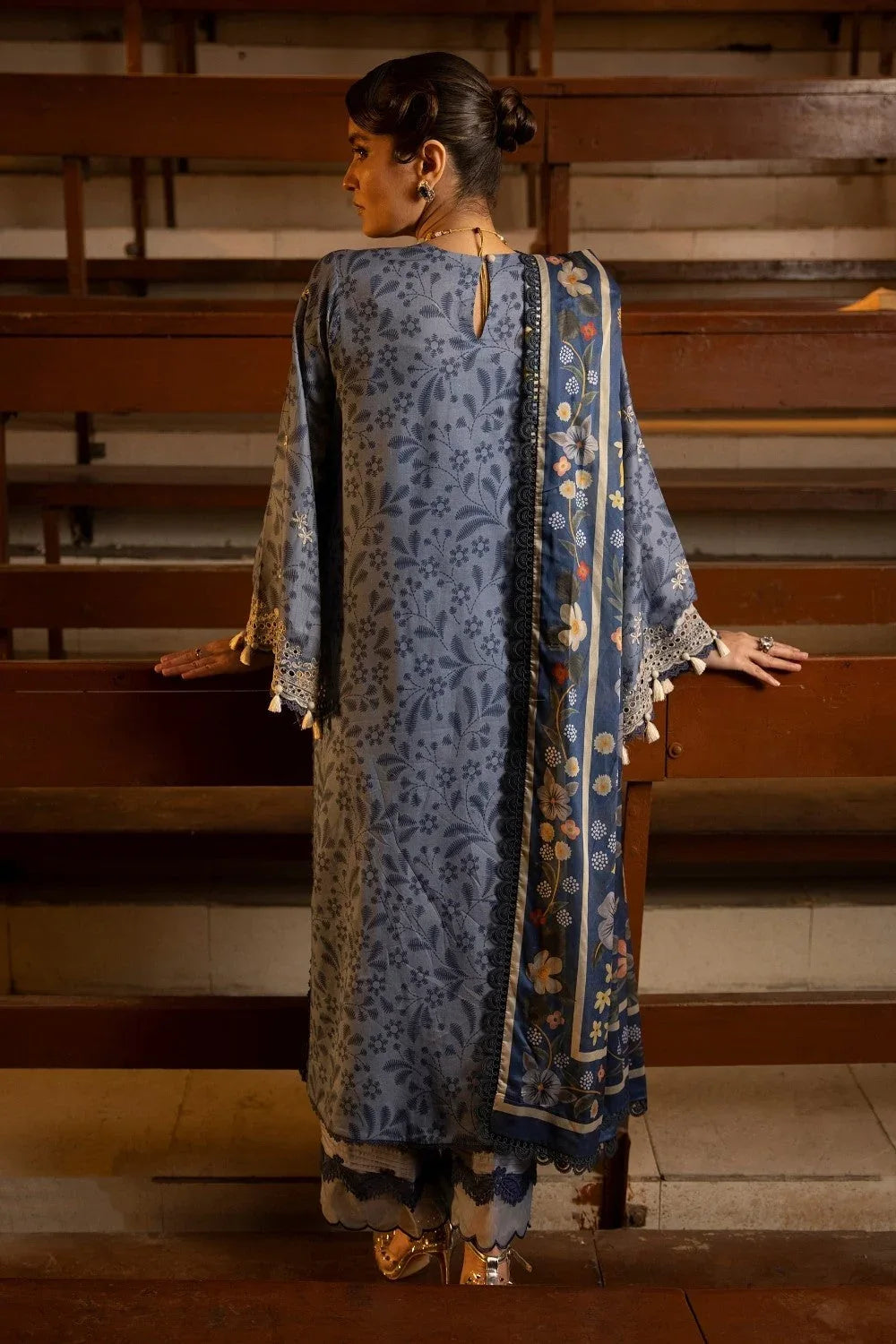 Ittehad | Embroidered Lawn | I-15 - Rang-e-Khaas
