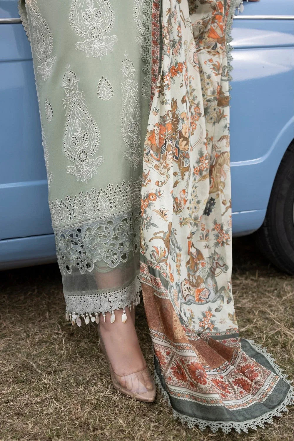 Ittehad | Embroidered Lawn | I-16 - Rang-e-Khaas