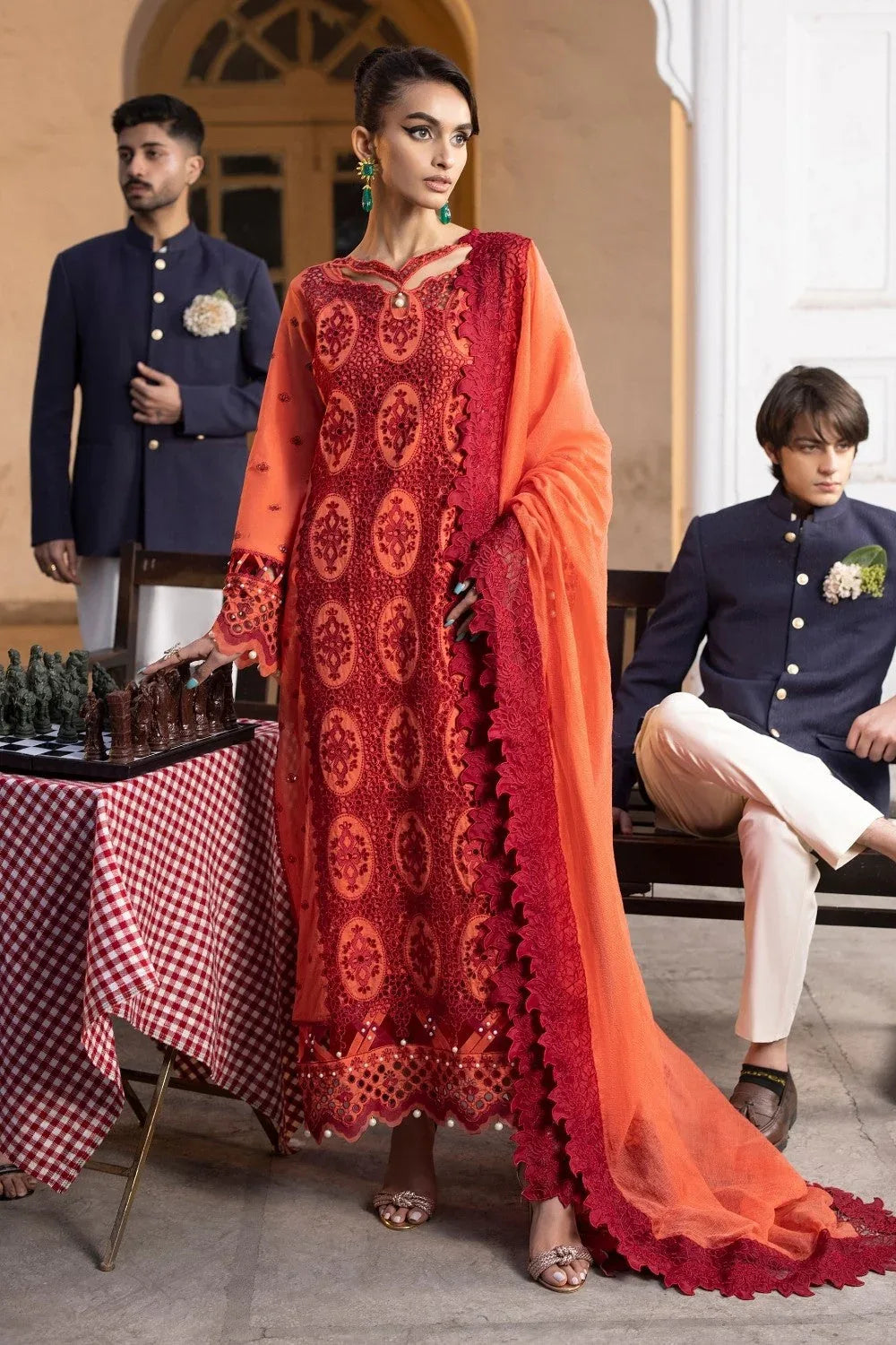 Ittehad | Embroidered Lawn | I-18 - Rang-e-Khaas