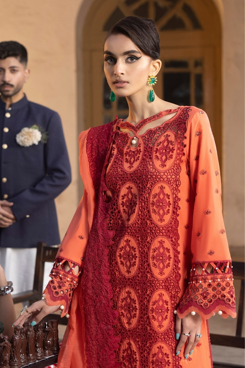 Ittehad | Embroidered Lawn | I-18 - Rang-e-Khaas