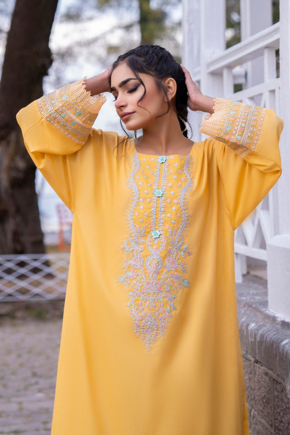 Ittehad | Embroidered Lawn | I-20 - Rang-e-Khaas