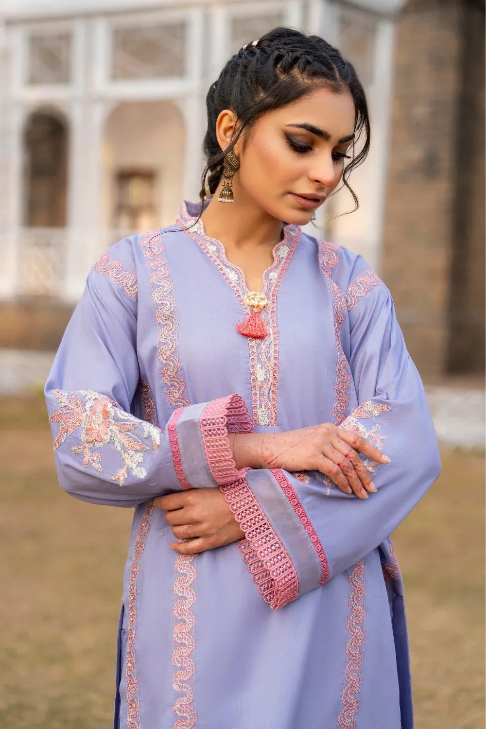 Ittehad | Embroidered Lawn | I-22 - Rang-e-Khaas